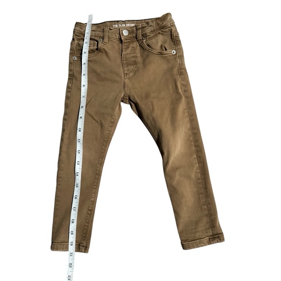 Zara Kids Boys Pants The Slim Denim Size 3-4 104 cm Adjustable Waist - Picture 7 of 8